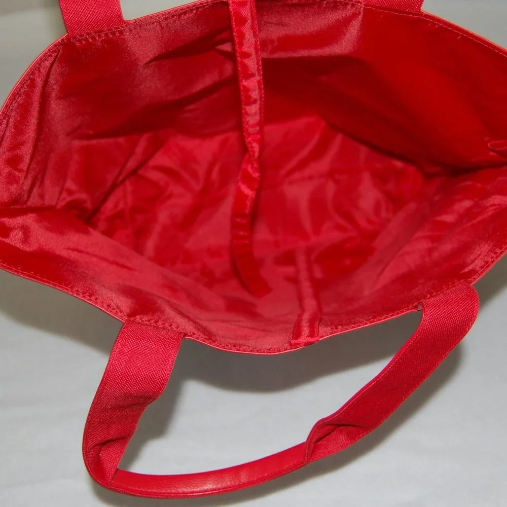 NWOT Lancome Tote Shoulder & Handbag, Base: 14"x5", Height: 14" (22" w straps) - Picture 11 of 11